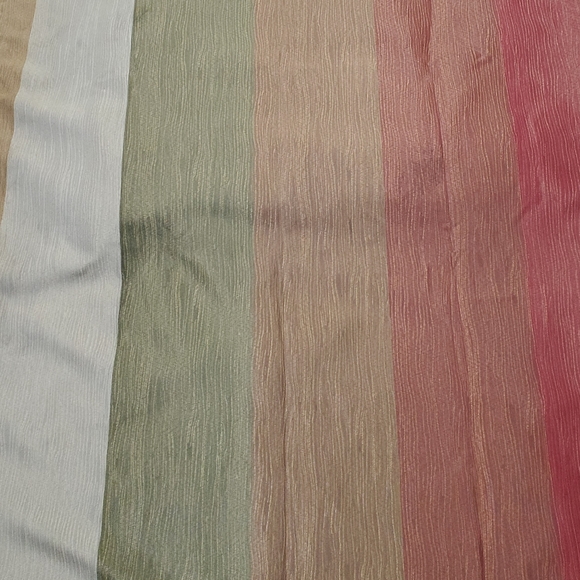 EARTH TONE GRAIN GOLDEN SHIMMER SHOWER CURTAIN - Picture 4 of 8